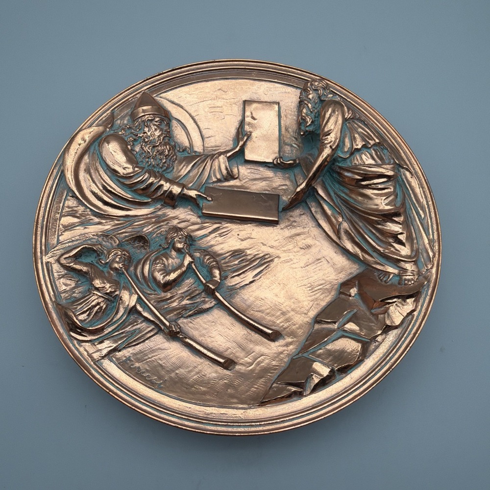 Studio Dante Di Volteradici Furicsi Moses Tablets Of Law Bronze 1991